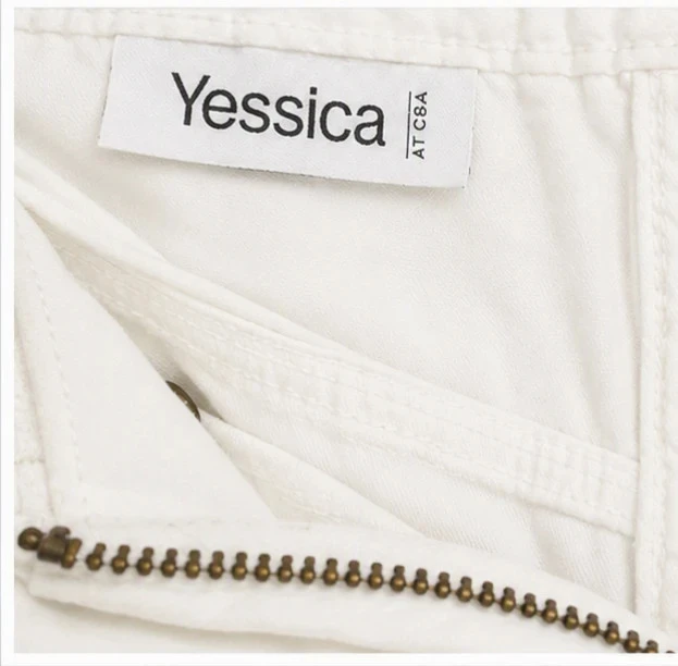 Short blanc Yessica taille 36 – style casual chic été – photo 2